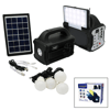 3ın1 - Solar 2in1 Sabit+oynar Başlı El Feneri - Radyo - Mp3 Bluetooth - Usb/ Tf Port - 4 Parça  Ampul Kablolu - Powerbank Bx40