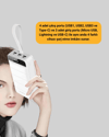 4 Cihazı Aynı Anda Şarj Edebilen Güçlü Powerbank 50000 mAh