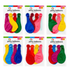40 Paket - 4pcs Küçük Boy Renkli 20cm Party Balon - Toplamda 160 Adet Balon Bx40