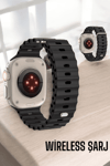 45 MM Gri Kasa Ultra Akıllı Saat Sesli Görüşme, Sağlık Takibi, Suya Dayanıklı