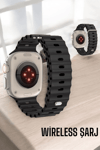 45 MM Gri Kasa Ultra Akıllı Saat Sesli Görüşme, Sağlık Takibi, Suya Dayanıklı