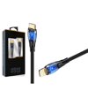 45W USB-C Lightning Işıklı Şeffaf Kablo Hızlı Şarj, Dayanıklı Tasarım, iPhone ve iPad Uyumlu