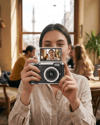 48 MP Kompakt Dijital Kamera 4K Video 8X Zoom ve Flip Ekran Selfie Vlog Uyumlu
