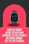 49mm Akıllı Saat Amoled Ekranlı Kadın Erkek Kol Saati Plastik Kordon Yeni Nesil