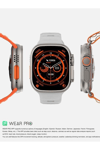 49mm Ekranlı GPS ve NFC Özellikli Suya Dayanıklı Akıllı Saat, Nabız ve Uyku Takibi ile Sesli Görüşme