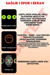 49mm Gümüş Kasa Kilitli Vidalı Turuncu Silikon Kordon SIM Kartlı GPS Nabız Sensörlü Akıllı Saat