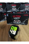 49mm Siyah Kasa ve Turuncu Silikon Kordonlu Akıllı Saat - Sesli Görüşme ve SIM Kart Desteği