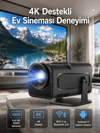 4K Android Smart Wi-fi Çift Kollu Projeksiyon Game Box Kumandalı Taşınabilir Yeni Nesil