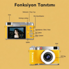 4k Çantalı Dijital Retro Video Kamera 48mp 16x Zoom Işıklı (32gb) Kart Dijital Fotoğraf Makinesi Pembe