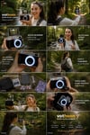 4k Çantalı Dijital Retro Video Kamera 48mp 16x Zoom Işıklı (32gb) Kart Dijital Fotoğraf Makinesi Beyaz