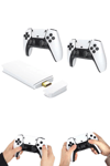 4K HD Görüntü Kaliteli Retro Game Stick 20000 Oyunlu Çift Kollu Beyaz Game Stick