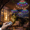 4’lü Açılır Led Işık Seti – 8 Farklı Işık Modlu, Kumandalı, Usb Kablolu Renkli Dekoratif Fiber Led Lamba Bx40