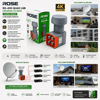 4lü Uydu Lnb Unıversal Quad 4k Ultra Hd -  3d - 0.1db Rg-400 Bx40