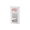4pcs - İnce   Çap=1.6cm - Uzunluk=12cm   Beyaz Klasik  Market Mum Bx40