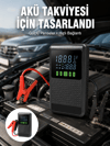 4’ü 1 Arada Jump Starter Hava Kompresörü Powerbank ve LED Fener Yeni Nesil