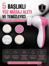5 Fonksiyonlu Kablosuz Yüz Temizleme Cihazı ile Derinlemesine Cilt Bakımı