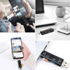5 İn 1 Çok Fonksiyonlu Usb 2.0 Micro Sd Kart Okuyucu - Usb/micro Usb/type-c Çıkışlı, Otg Çevirici Bx40
