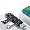 5 İn 1 Çok Fonksiyonlu Usb 2.0 Micro Sd Kart Okuyucu - Usb/micro Usb/type-c Çıkışlı, Otg Çevirici Bx40