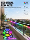 5 Metre Kumandalı RGB Şerit LED Aydınlatma