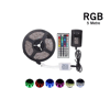 5 Metre Rgb Şerit Led Seti-iç Ve Dış Mekan Silikonlu-tak Çalıştır Bx40
