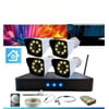 5 Mp Lens 2 Mp 1080P Gece Renkli 4 Kameralı Wıfı Özellikli Kamera Seti 2 Tb HDD