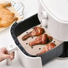 50 Adet Air Fryer Pişirme Kağıdı Tek Kullanımlık Hava Fritöz Yapışmaz Yağlı Kağıt Delikli Model Bx40