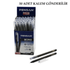 50 Adet Pensan Büro Siyah Tükenmez Kalem M-medium - 1.0mm Uç Bx40
