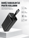 50.000 mAh Kapasiteli Powerbank – Hızlı Şarj Destekli, 4 USB Portlu, LED Işıklı Taşınabilir Enerji Deposu