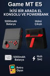 5000 mAh Bataryalı HDMI Çıkışlı Bluetooth Bağlantılı Taşınabilir Retro Oyun Konsolu