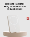 5000mAh Manyetik Powerbank – iPhone Serisi İçin Taşınabilir Kablosuz Şarj Cihazı