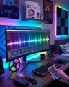 5050 RGB LED Şerit 5 Metre Uzaktan Kumandalı Ortam Aydınlatma Led