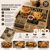 50pcs Sunum Kağıt Altlık 28x38cm Bx40