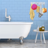 5'li Güçlü Yapışkanlı Şeffaf Duvar Askısı Banyo Mutfak Düzenleyici Pratik Askılık Bx40