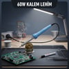 60W Kalem Lehim Makinesi - Elektrikli - Mavi Renk