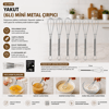 6pcs Mini=13cm Metal Çırpıcı Bx40
