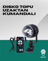 7 Farklı Aydınlatma Modu ve Ses Sensörlü Disko Topu Lambası