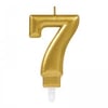 7 Rakamı Mum Gold Renk