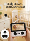 720P HD Gece Görüşlü Kablosuz Bebek Kamerası İki Yönlü Sesli Yeni Nesil