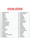 8 bit oyun konsolu siyah renk 2 kollu 48 yüklü oyunlu bluetooth desteği yok - Elektronik