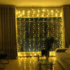 8 Fonksiyonlu 200 Led 10 Saçak Şerit Led 2x2 Perde İp Led (gün Işığı) Bx40