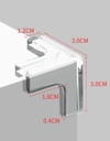 8 Li Set Silikon Şeffaf Masa Kenarı Koruma Aparatı Bx40