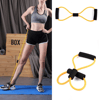 8 Şeklinde Direnç Bandı Yoga Plates Ve Vücut Geliştirme Egzersiz Bandı Bx40