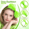 80’ler 90’lar Neon Yeşil Dantel Taç Fiyonklu Bx40
