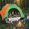 8 kişilik Otomatik Kurulum Kamp Çadırı – Outdoor , Suya Dayanıklı Hızlı Kurulum Piknik Ve Doğa İçin Geniş Aile Çadırı 250x250x165 Cm Bx40