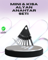 9 Parça Alyan Anahtar Seti Farklı Metrik Ölçü Pratik Taşıma