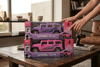 998-1 PEMBE JEEP OYUNCAK KUMANDALI PEMBE PARLAK JEEP