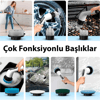 9'u 1 Arada Çok Amaçlı Kablosuz Şarjlı Temizlik Fırçası Ip67 Yıkanabilir Başlık Bx40