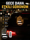 A Kalite Uzaktan Kumandalı LED Park Uyarı Işığı El Figürlü Model