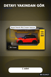 Açık Kırmızı 1/32 Mini Cooper Model Araba Koleksiyonluk Vitrin Oyuncak - Tekli BX-313417