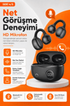 Açık Kulak Tasarımlı Kablosuz Kulaklık Spor Ve Günlük Kullanım İçin Şarjlı Set